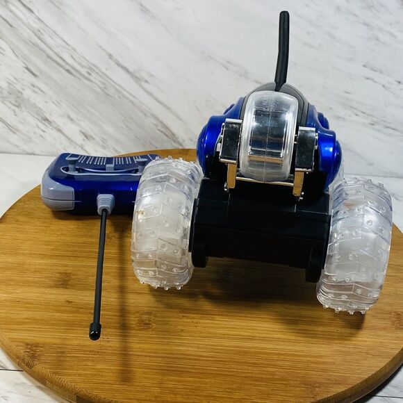 Sharper Image RC Blue Thunder Tumbler Remote Control Car 360 Degree Spins Tested - Picture 4 of 8
